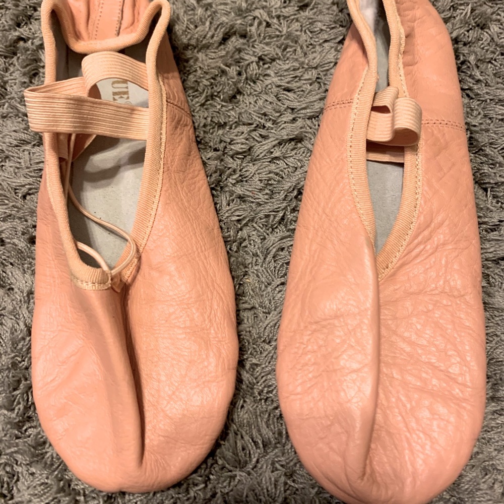 Light pink ballet slippers